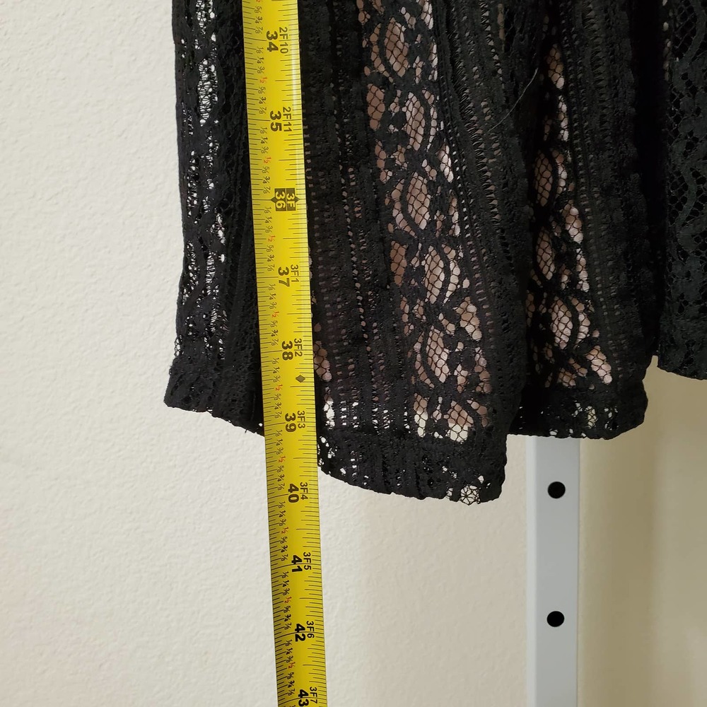 ANTRHOPOLOGIE MOULINETTE SOEURS Women's Myrna Black Lace Sheath Dress sz L - Picture 5 of 7